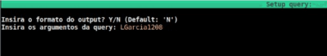 Query Example Arguments Input