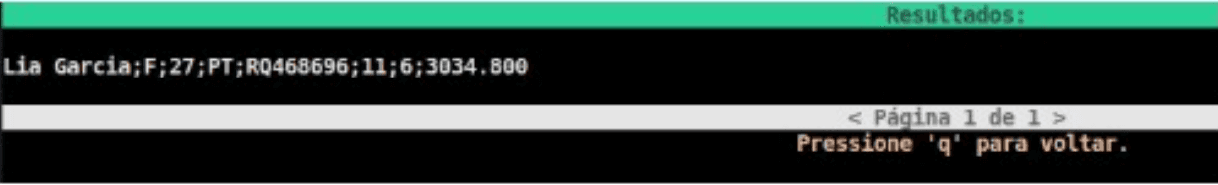 Query Example Result