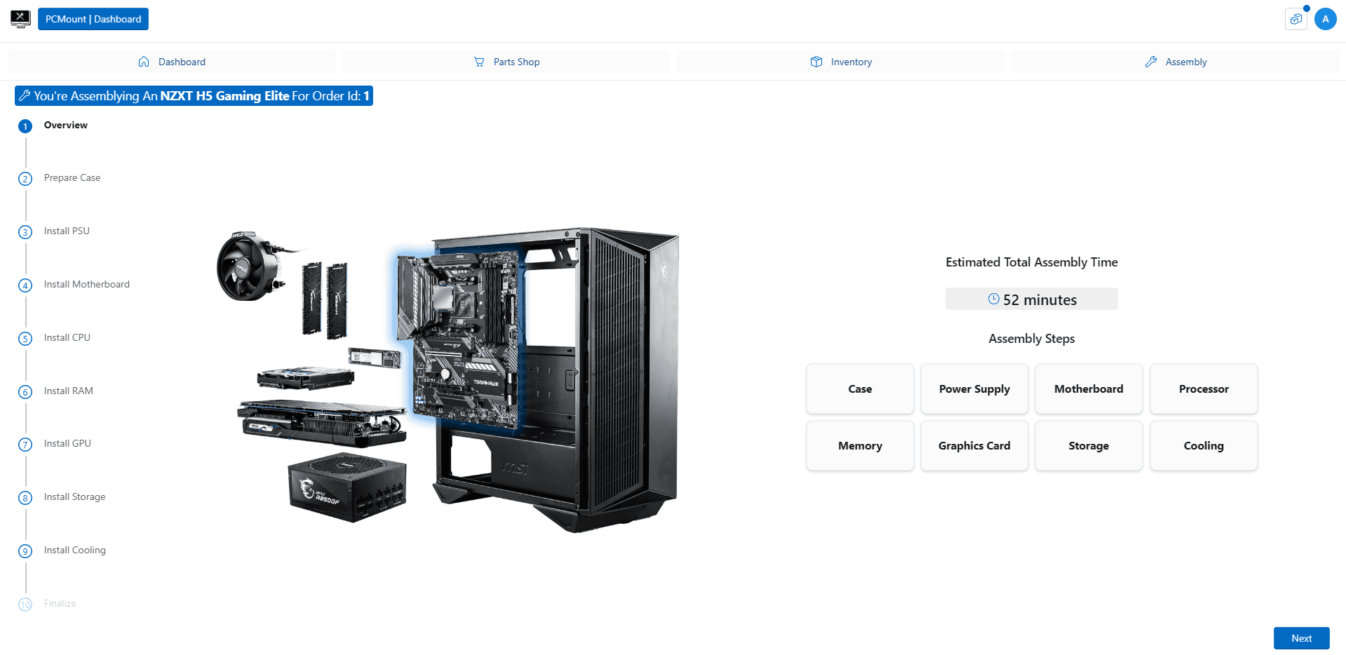 Build Start - Motherboard